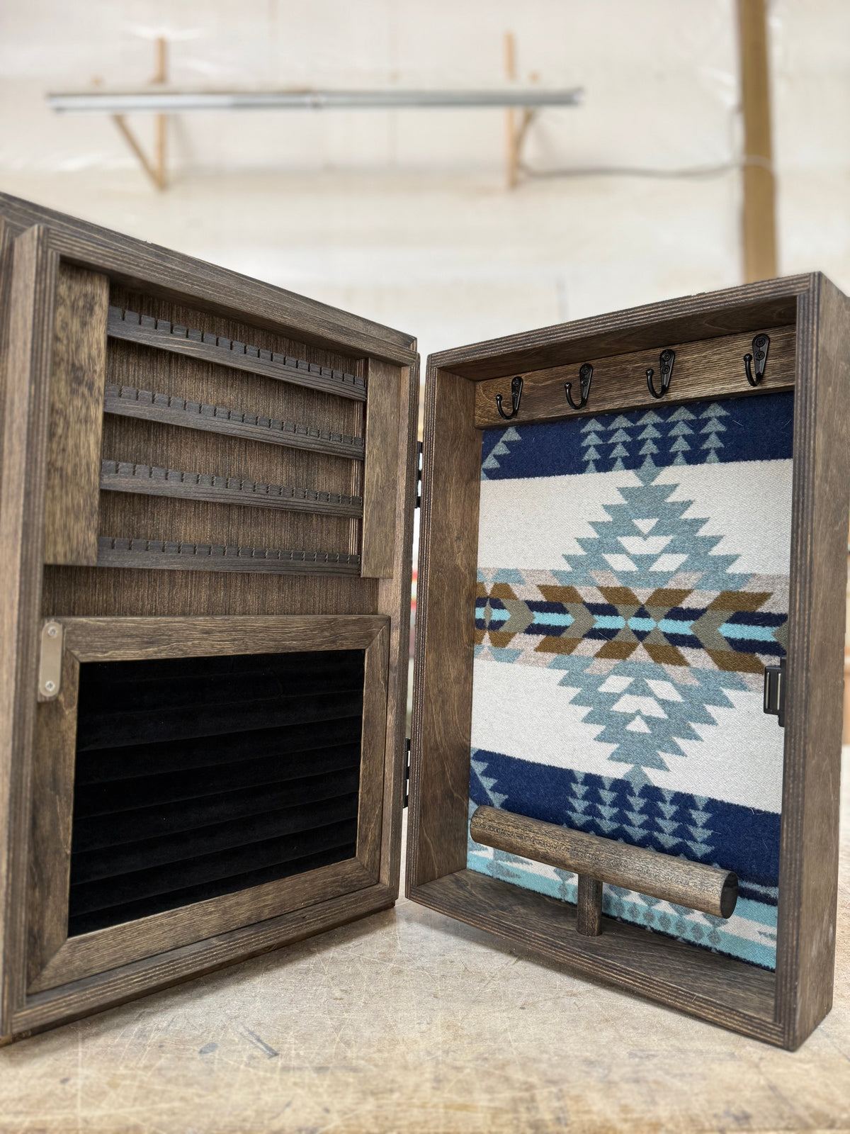 CHRISTMAS CUSTOM ORDER - Mini jewelry cabinet. Down payment.